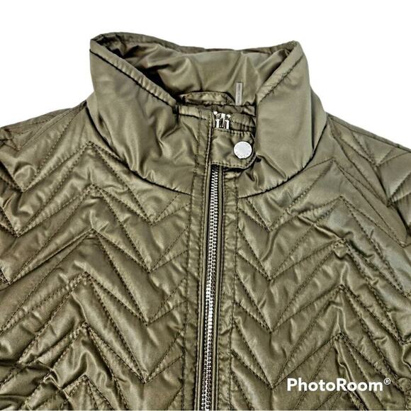 Via Spiga Sage Quilted Cargo Jacket New With Tags. - Picture 4 of 16